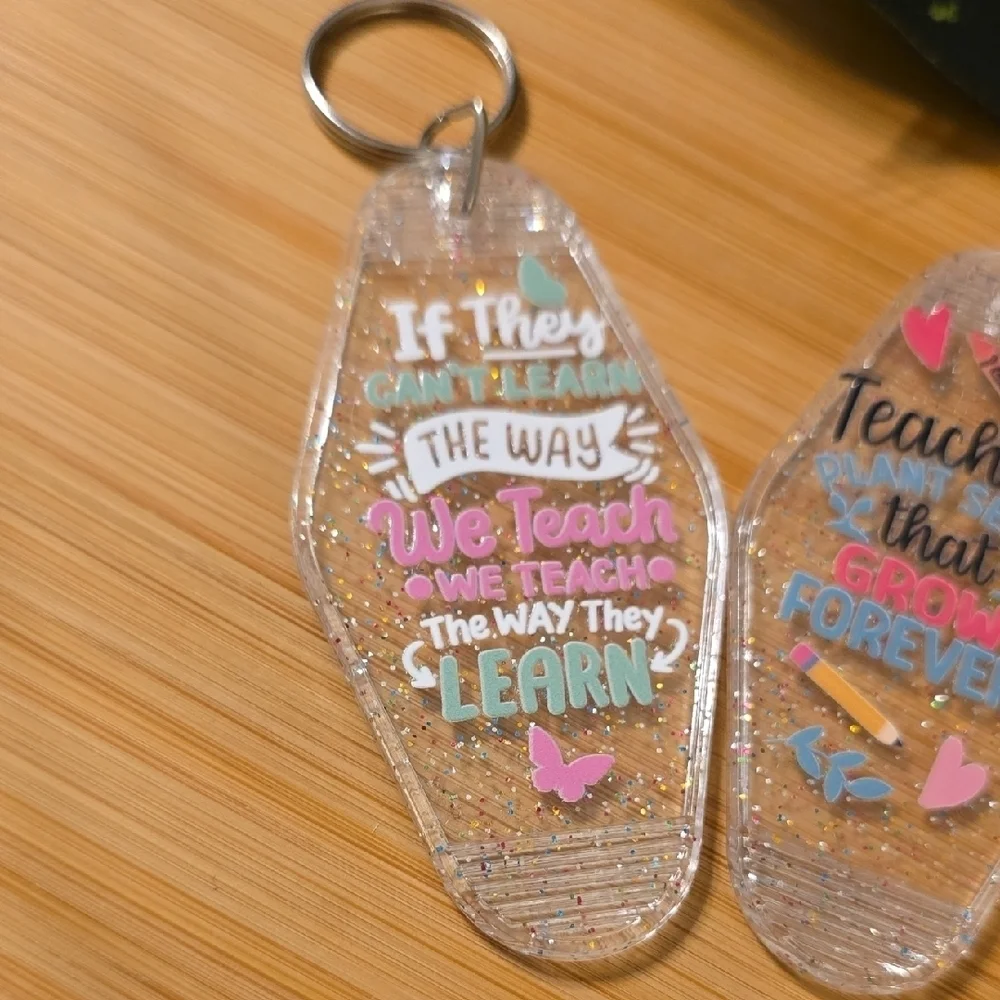 Inspirational Teacher Keychains